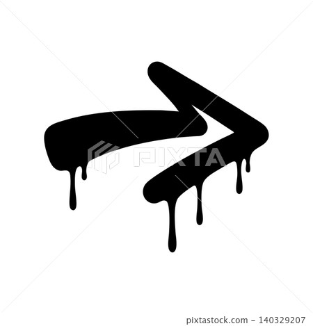 Graffiti thick right arrow icon Graffiti thick right arrow icon 140329207