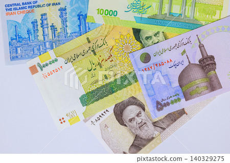 Iranian national currency bills cash rial in financial issued Islamic Republic central Bank of Iran Iranian national currency bills cash rial in financial issued Islamic Republic central Bank of Iran 140329275
