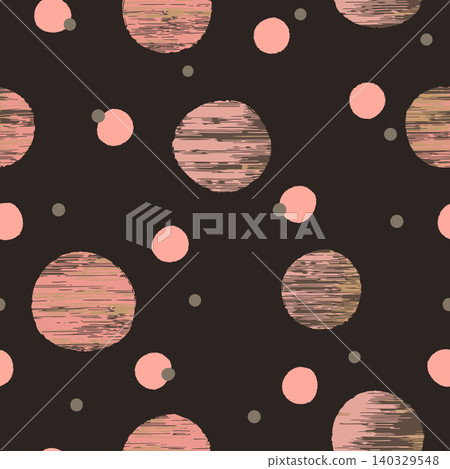 Seamless abstract dotted pattern with pink circles Seamless abstract dotted pattern with pink circles 140329548
