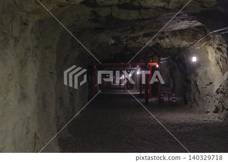 Inside the Matsushiro Zozan underground bunker in Nagano Prefecture 140329718