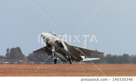 A Japan Air Self-Defense Force F-15DJ Eagle landing. A Japan Air Self-Defense Force F-15DJ Eagle landing. 140330346