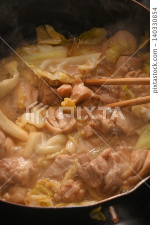 Chicken and cabbage hotpot Chicken and cabbage hotpot Chicken and cabbage hotpot Chicken and cabbage hotpot 140330854