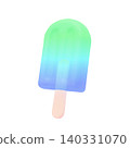 Cute 3D summer sweets icon material: ice pop 140331070