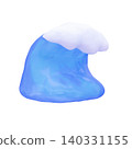 Cute 3D summer icon: Waves 140331155
