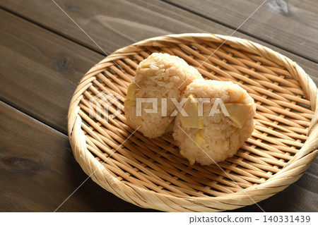 Bamboo shoot rice ball Bamboo shoot rice ball 140331439