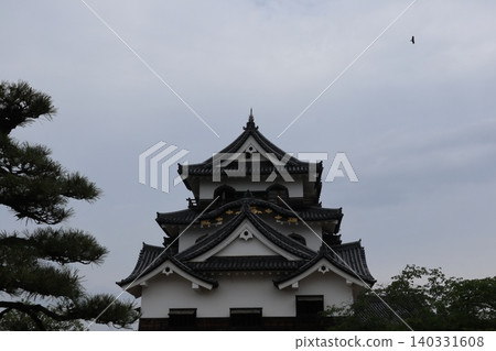彥根城景色，琵琶湖八景之一，正在申請世界遺產地位。 140331608