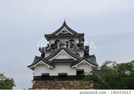 The scenery of Hikone Castle, one of the Eight Views of Lake Biwa, which is aiming for World Heritage status. The scenery of Hikone Castle, one of the Eight Views of Lake Biwa, which is aiming for World Heritage status. 140331613