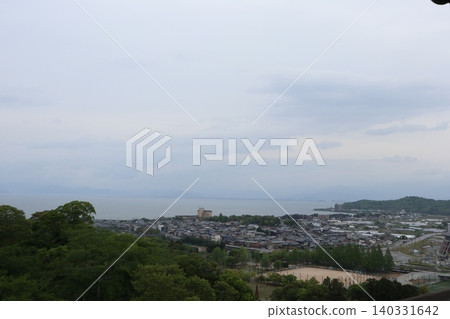 The scenery of Hikone Castle, one of the Eight Views of Lake Biwa, which is aiming for World Heritage status. The scenery of Hikone Castle, one of the Eight Views of Lake Biwa, which is aiming for World Heritage status. 140331642