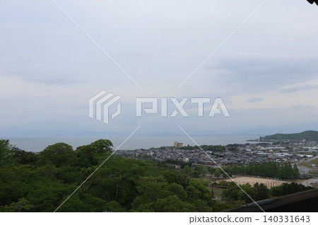 The scenery of Hikone Castle, one of the Eight Views of Lake Biwa, which is aiming for World Heritage status. The scenery of Hikone Castle, one of the Eight Views of Lake Biwa, which is aiming for World Heritage status. 140331643