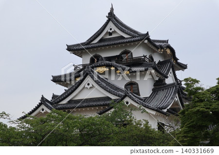 The scenery of Hikone Castle, one of the Eight Views of Lake Biwa, which is aiming for World Heritage status. The scenery of Hikone Castle, one of the Eight Views of Lake Biwa, which is aiming for World Heritage status. 140331669