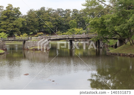 The scenery of Genkyu Rakurakuen Garden at Hikone Castle, one of the Eight Views of Lake Biwa, which is aiming for World Heritage status. The scenery of Genkyu Rakurakuen Garden at Hikone Castle, one of the Eight Views of Lake Biwa, which is aiming for World Heritage status. 140331873