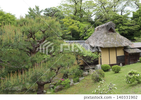 The scenery of Genkyu Rakurakuen Garden at Hikone Castle, one of the Eight Views of Lake Biwa, which is aiming for World Heritage status. The scenery of Genkyu Rakurakuen Garden at Hikone Castle, one of the Eight Views of Lake Biwa, which is aiming for World Heritage status. 140331902