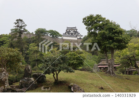 The scenery of Genkyu Rakurakuen Garden at Hikone Castle, one of the Eight Views of Lake Biwa, which is aiming for World Heritage status. The scenery of Genkyu Rakurakuen Garden at Hikone Castle, one of the Eight Views of Lake Biwa, which is aiming for World Heritage status. 140331929