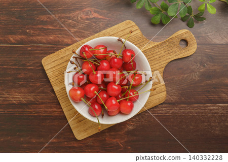 Japanese cherries Japanese cherries 140332228