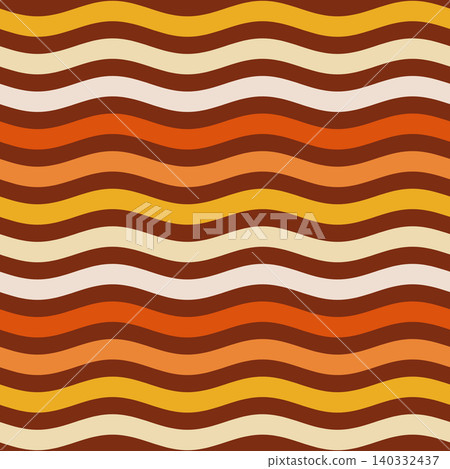 Seamless pattern, wave design, orange, 458123193 Seamless pattern, wave design, orange, 458123193 140332437