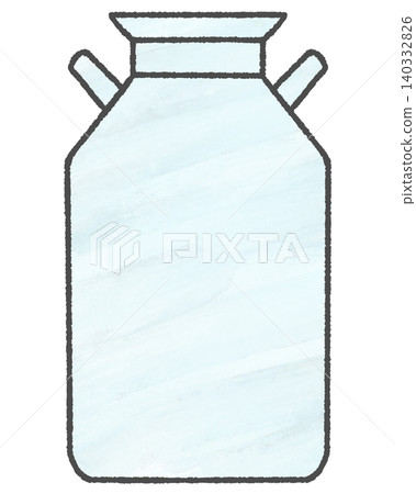 簡單的牛奶罐插畫 簡單的牛奶罐插畫 140332826