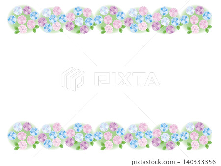 一幅飾有繡球花的畫框 一幅飾有繡球花的畫框 140333356