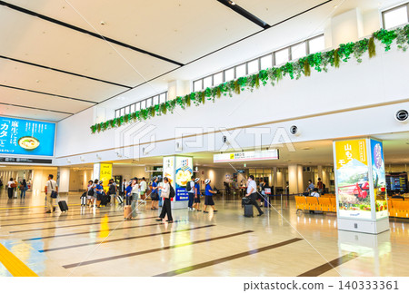 Fukuoka Airport Domestic Arrivals Gate *Some soft focus Fukuoka Airport Domestic Arrivals Gate *Some soft focus 140333361