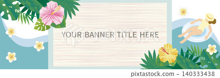 Summer, travel, banner, frame, background, illustration, wood grain, pool, inflatable ring, tropical, woman, design material Summer, travel, banner, frame, background, illustration, wood grain, pool, inflatable ring, tropical, woman, design material 140333438