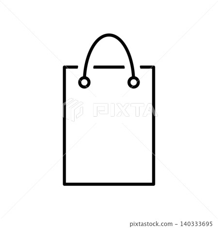 Shopping image paper bag icon Shopping image paper bag icon 140333695