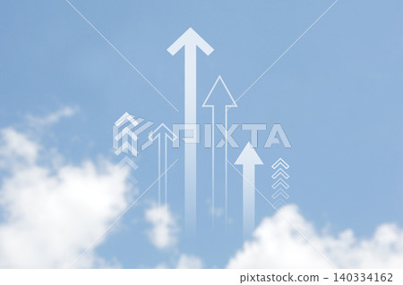A background image featuring various upward-pointing arrows against a blue sky – symbolizing business success and growth. A background image featuring various upward-pointing arrows against a blue sky – symbolizing business success and growth. 140334162