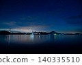 Summer starry sky at Innoshima Bridge, Onomichi City, Hiroshima Prefecture 140335510