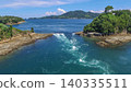 Tidal currents at Noshima Island, located in Miyakubo, Miyakubo-cho, Imabari City, Ehime Prefecture 140335511