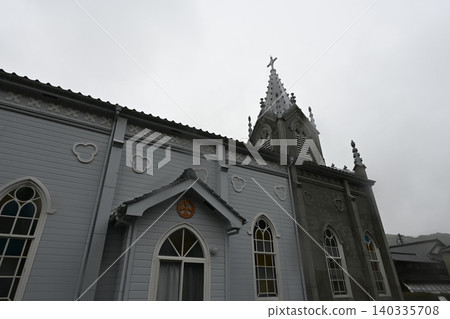 Sakitsu Church stands tall in a quiet village in Amakusa. Sakitsu Church stands tall in a quiet village in Amakusa. 140335708
