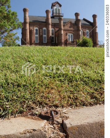 Historic Shelby County Courthouse Located in Downtown Center TX 140336003