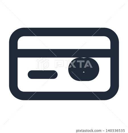 Gift card line art icon 140336535
