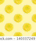 seamless pattern with yellow flowers 140337249