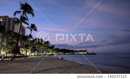 Beautiful sunsets on Hawaiian beaches (copy space available) Beautiful sunsets on Hawaiian beaches (copy space available) 140337325