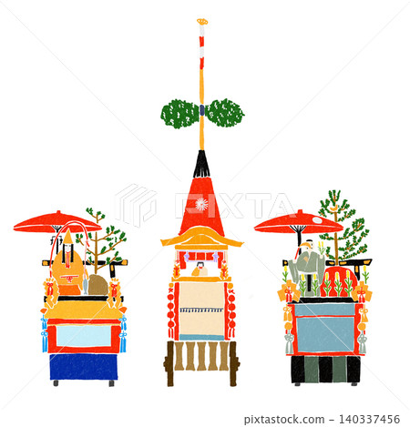 祗園祭：浦內山、菊水峰、足刈山 140337456