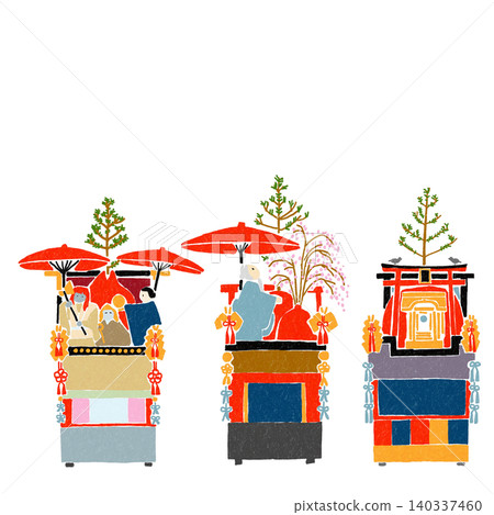 只園祭:緣行者山、黑主山、八幡山 只園祭:緣行者山、黑主山、八幡山 140337460