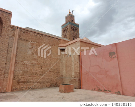 Koutobia mosque, Islamic landmark, Marrakesh, Morocco 140338115