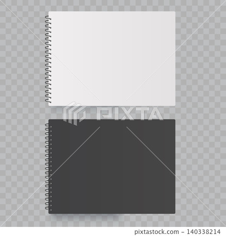 White and Black Spiral Notebook Mockup Vector White and Black Spiral Notebook Mockup Vector 140338214