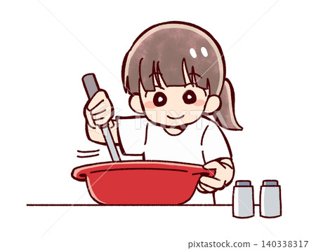 女孩做飯 女孩做飯 140338317