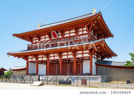 Suzaku Gate, Heijo-kyo Historical Park, Nara City, Nara Prefecture Suzaku Gate, Heijo-kyo Historical Park, Nara City, Nara Prefecture 140338424