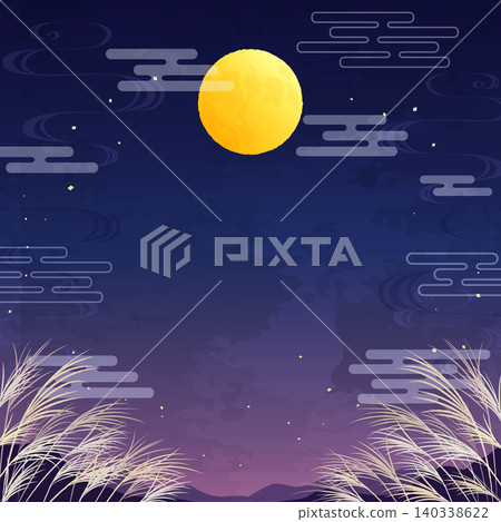 Autumn Moon Viewing Background 1_Square Autumn Moon Viewing Background 1_Square 140338622