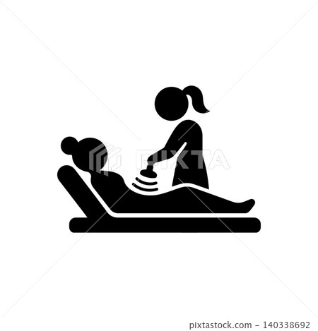 Ultrasound Slimming Treatment Icon Ultrasound Slimming Treatment Icon 140338692