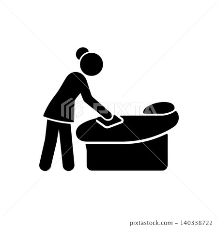 Spa Treatment Bed Icon 140338722