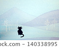 Cats waiting for winter to arrive 140338995