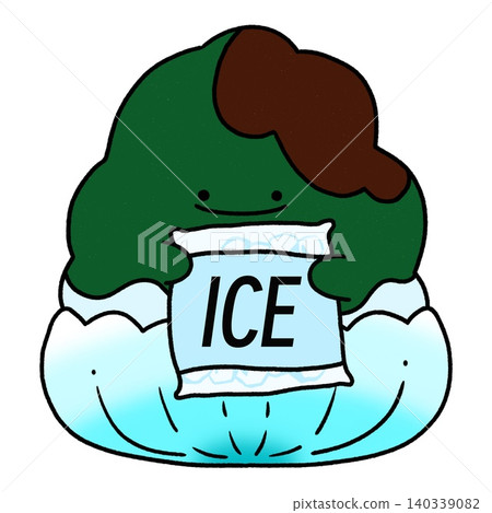 Cool shaved ice | Ice hug Cool shaved ice | Ice hug 140339082