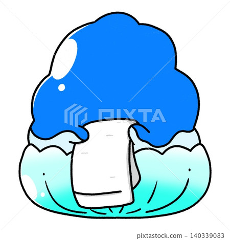 Cool shaved ice | Towel hug (faceless) Cool shaved ice | Towel hug (faceless) 140339083