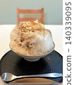 Roasted green tea shaved ice 140339095