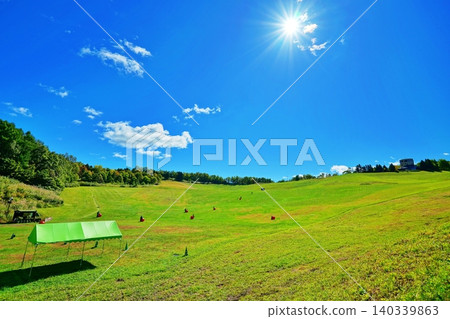 Scenery of Takino Suzuran Hillside National Park 140339863