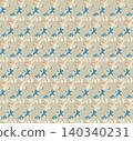 seamless pattern with hearts 140340231