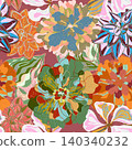 seamless pattern with flowers 140340232