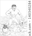 Illustration of a demon (Bael) 140340284
