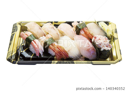 10 pieces of nigiri sushi - 02 (with pass) 10 pieces of nigiri sushi - 02 (with pass) 140340352
